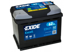 Akumulátory - EXIDE EXCELL EB621 12V 62Ah 540A