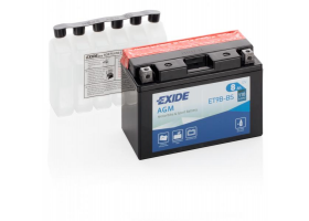 Akumulátory - EXIDE BIKE AGM ET9B-BS 12V 8Ah 110A