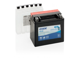 Akumulátory - EXIDE BIKE AGM ETX14-BS 12V 12Ah 200A
