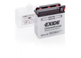 Akumulátory - EXIDE BIKE Conventional 6N11A-1B 6V 11Ah 80A
