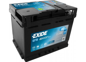 Akumulátory - EXIDE EFB EL600 12V 60Ah 640A