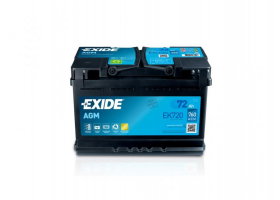 Akumulátory - EXIDE AGM EK720 12V 72Ah/760A