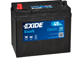 Akumulátory - EXIDE EXCELL EB455 12V 45Ah 330A