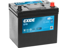 Akumulátory - EXIDE EFB EL604 12V 60Ah 520A