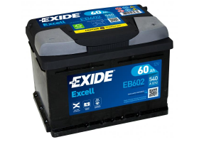 Akumulátory - EXIDE EXCELL EB602 12V 60Ah 540A