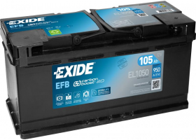 Akumulátory - EXIDE EFB EL1050 12V 105Ah 950A 