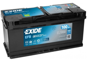 Akumulátory - EXIDE EFB EL1000 12V 100Ah 900A