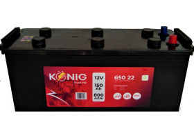 Akumulátory - Akumulátor König Truck HD 12V/150Ah 800A 513x189x223 K65022 