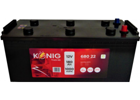 Akumulátory - Akumulátor König Truck HD 12V/180Ah 1000A 513x223x223 K68022