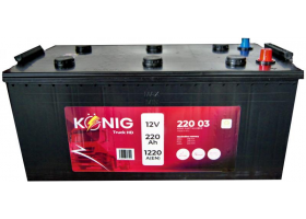 Akumulátory - Akumulátor König Truck HD 12V/220Ah 1220A 518x279x240 K22003