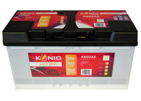 Akumulátory - Akumulátor König Ultima 12V/102Ah 950A 353x175x190 K602A5