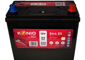 Akumulátory - Akumulátor König Basic 12V/44Ah 330A 237x135x225 K54433 P+