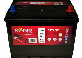 Akumulátory - Akumulátor König Basic 12V/70Ah 570A 261x175x225 K57057 P+