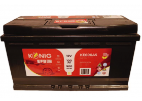 Akumulátory - Akumulátor König EFB 12V/100Ah 900A 353x175x190 KE600A5 P+