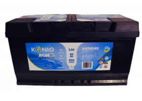 Akumulátory - Akumulátor König AGM 12V/95Ah 850A 353x175x190 KA595A5 P+