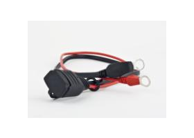 Akumulátory - Náhradné upínacie svorky - očka M8 - a kabel 50cm