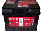 Akumulátory - Akumulátor König Basic 12V/55Ah 470A 242x175x175 K55547