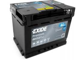 Autobatérie - EXIDE PREMIUM EA640 12V 64Ah 640A