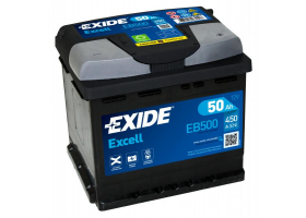 Autobatérie - EXIDE EXCELL EB500 12V 50Ah 450A