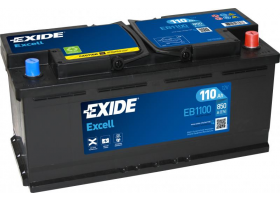 Akumulátory - EXIDE EXCELL EB1100 12V 110Ah 850A