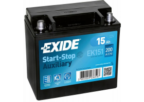 Autobatérie - EXIDE AGM EK151 12V 15Ah/200A