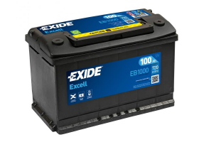 Akumulátory - EXIDE EXCELL EB1000 12V 100Ah 720A