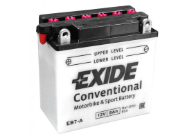 Akumulátory - EXIDE BIKE Conventional EB7-A 12V 8Ah 85A