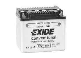 Akumulátory - EXIDE BIKE Conventional EB7C-A 12V 8Ah 90A