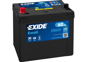 Akumulátory - EXIDE EXCELL EB605 12V 60Ah 390A
