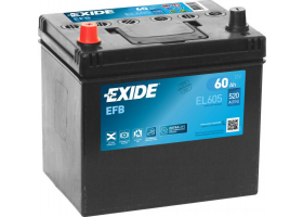Autobatérie -  EXIDE EFB EL605 12V 60Ah 520A