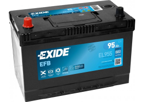 Autobatérie - EXIDE EFB EL955 12V 95Ah 800A