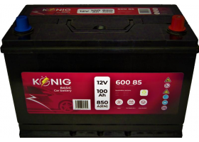 Autobatérie - Akumulátor König Basic 12V/100Ah 850A 303x175x227