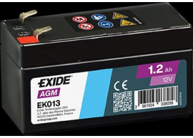 Akumulátory - Exide AGM 12V 1,2Ah 18A EK013