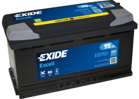 Akumulátory - EXIDE EXCELL EB950 12V 95Ah 800A