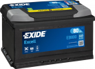 Akumulátory - EXIDE EXCELL EB800 12V 80Ah 640A